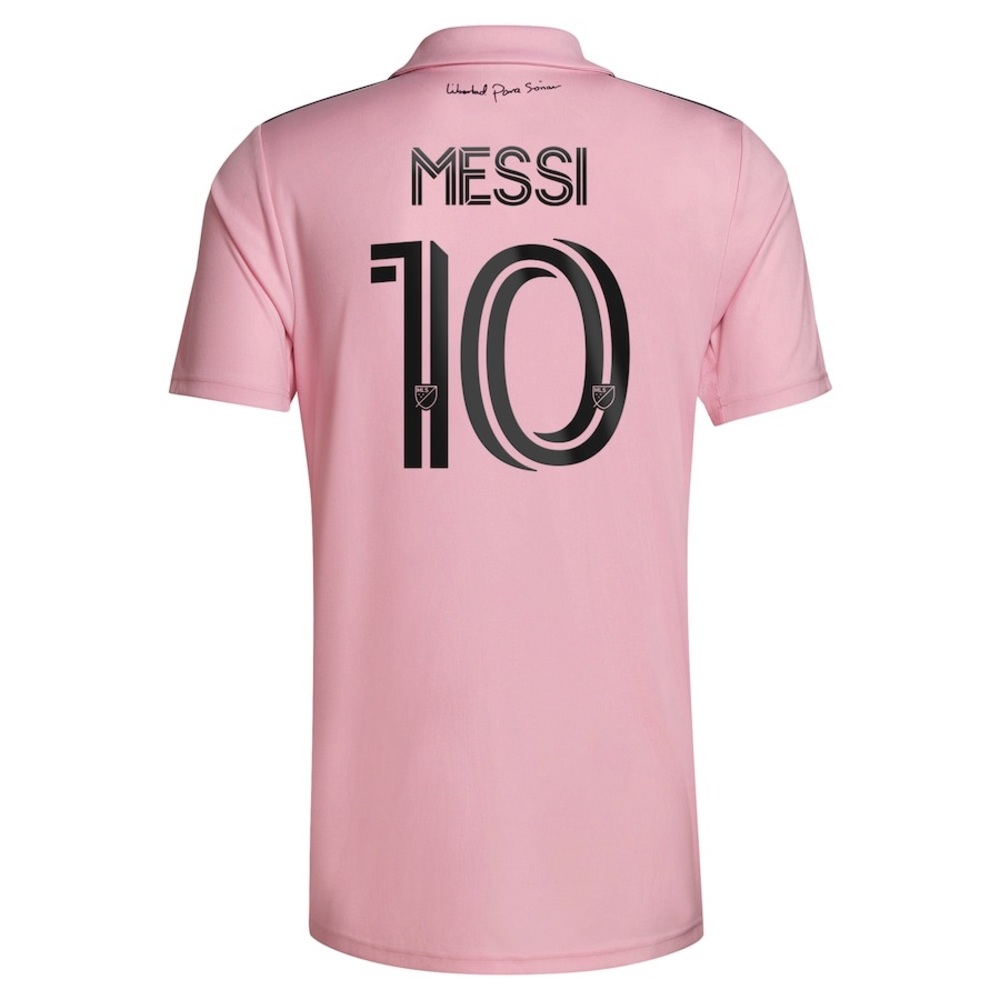 Men's Inter Miami CF Lionel Messi adidas Pink 2023 The Heart Beat Kit Jersey - Picture 2 of 5